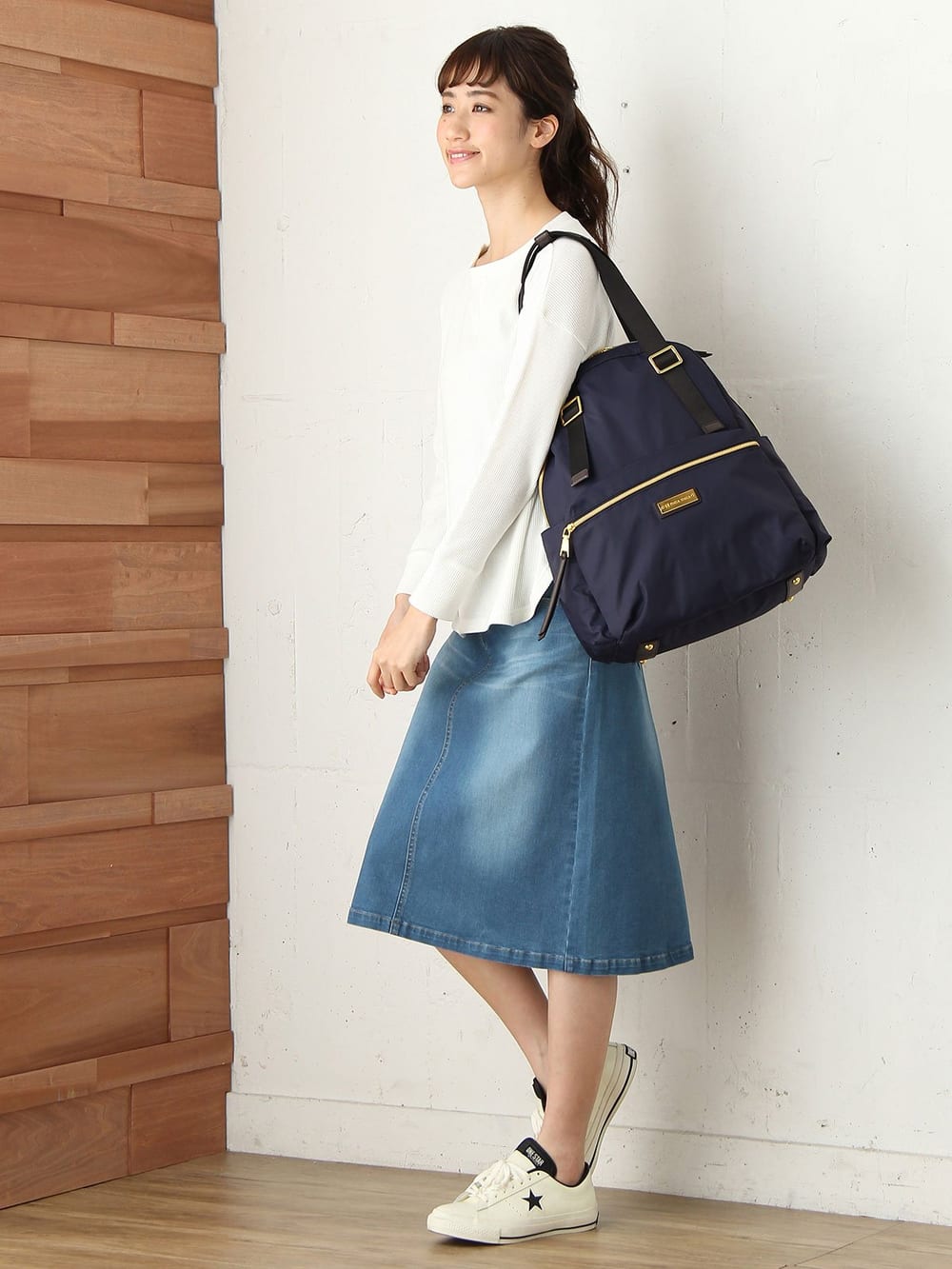 新品　THEATHEA マザーズバッグ ネイビー THEATHEA マザーズバッグ 「THEATHEA/ティアティア」4点セット